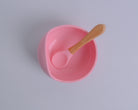 BPA Free Silicone Bowl and Spoon Set-Mint