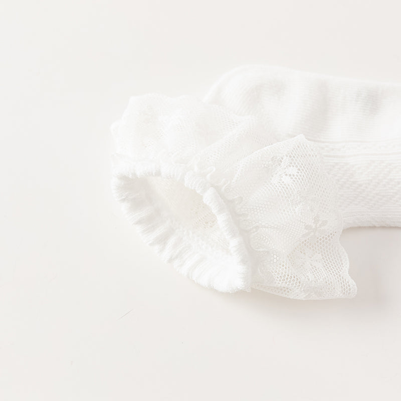 White Ruffle Socks