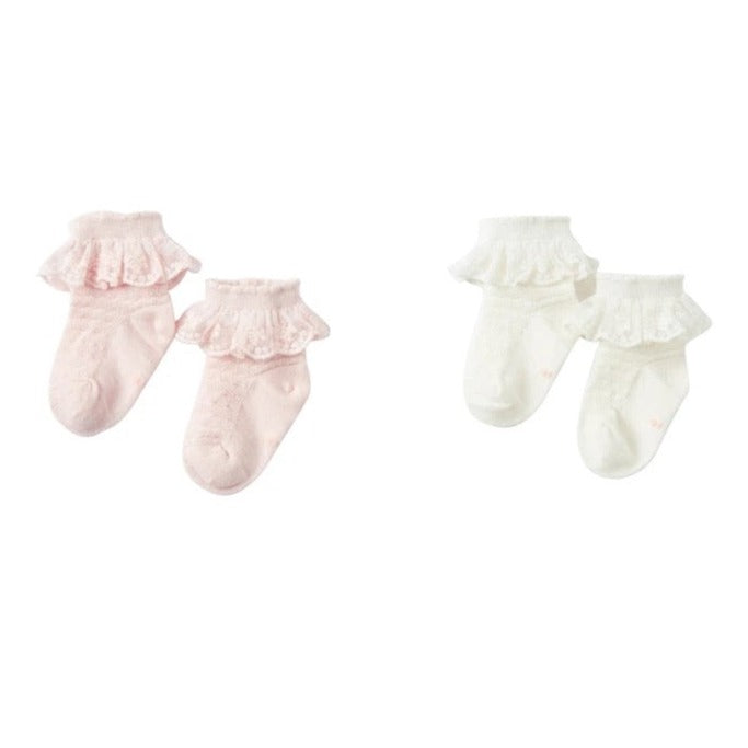 Girls Lace socks set