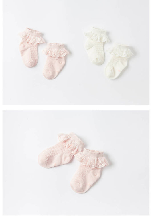 Girls Lace socks set