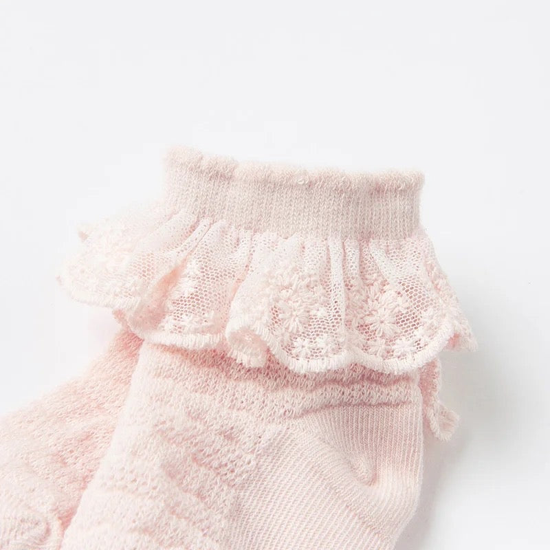 Girls Lace socks set