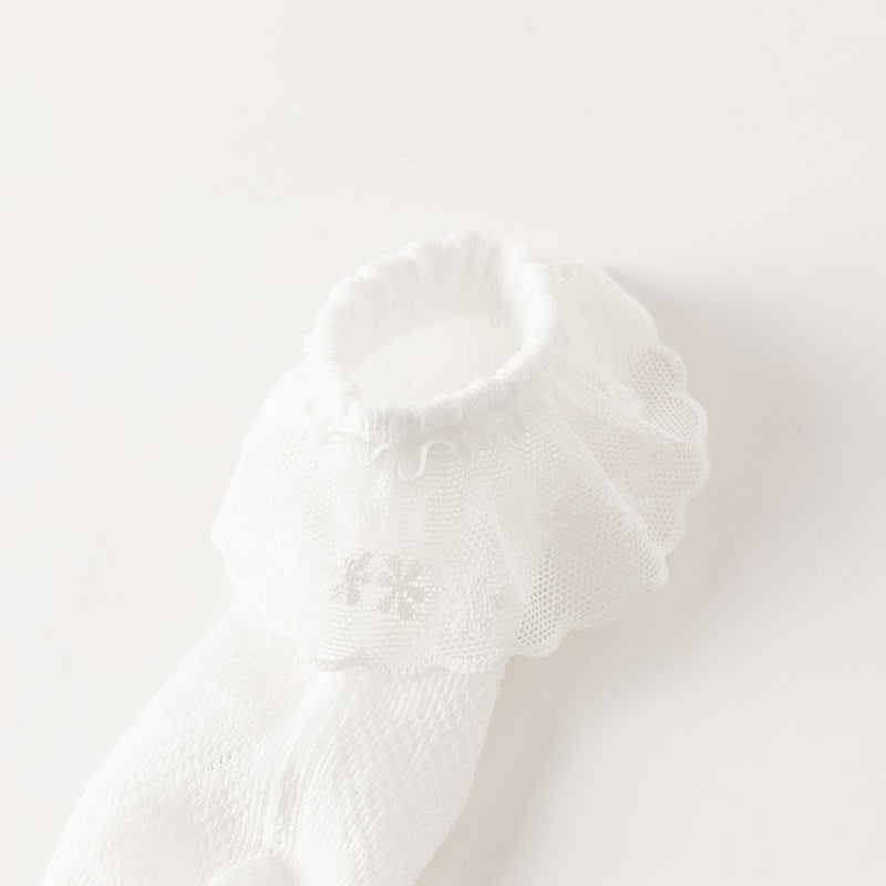 White Ruffle Socks