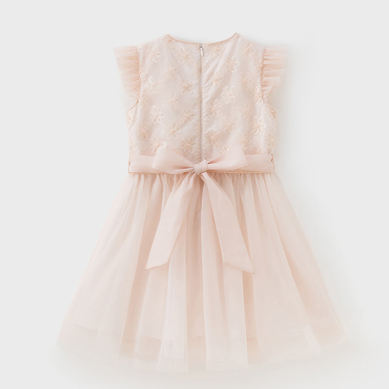 Pink flowers dress (4y-12y)