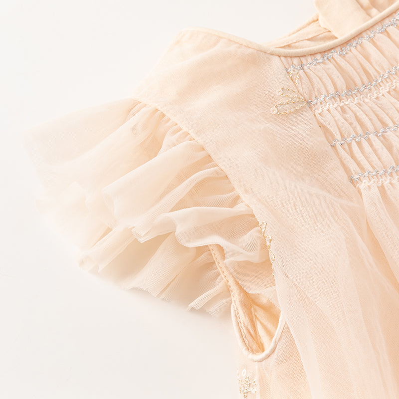 Golden Dream Frill Dress