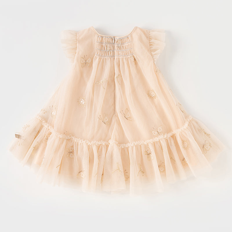 Golden Dream Frill Dress