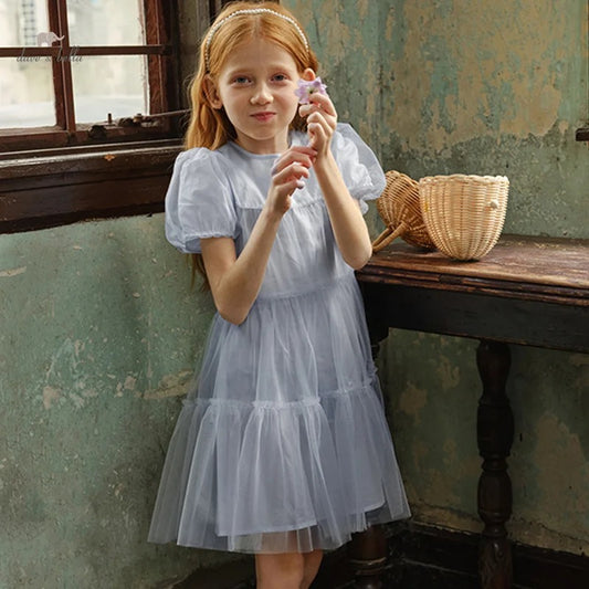 Blue tulle dress (4y-12y)