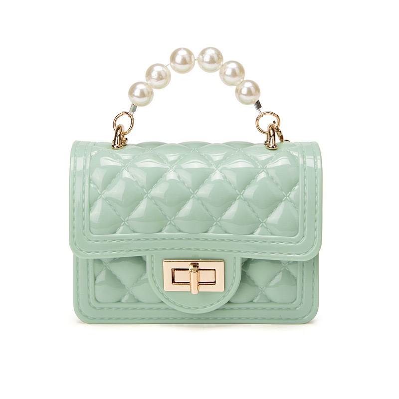 mini pearl top handle bag