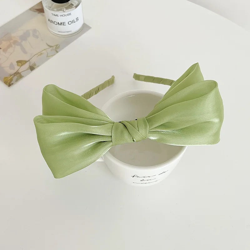 Organza Bow Headband