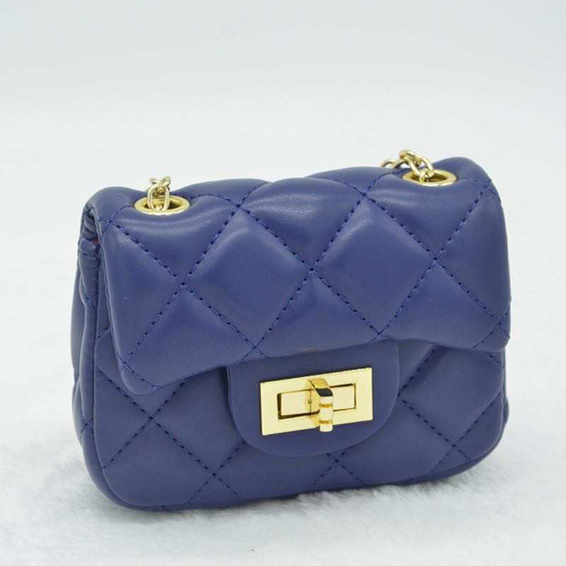 Mini Quilted PU Crossbody Bag