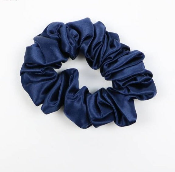 Natural silk scrunchie-regular size