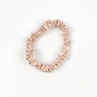 Skinny natural silk scrunchie