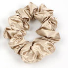 Natural silk scrunchie-regular size