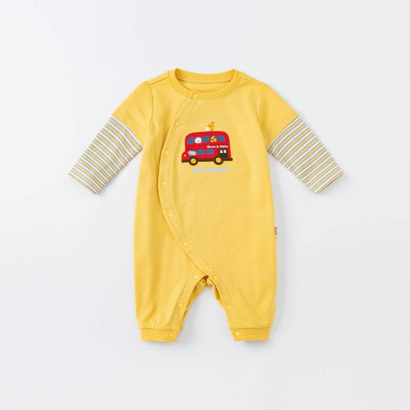 Big Red Bus Boys Romper