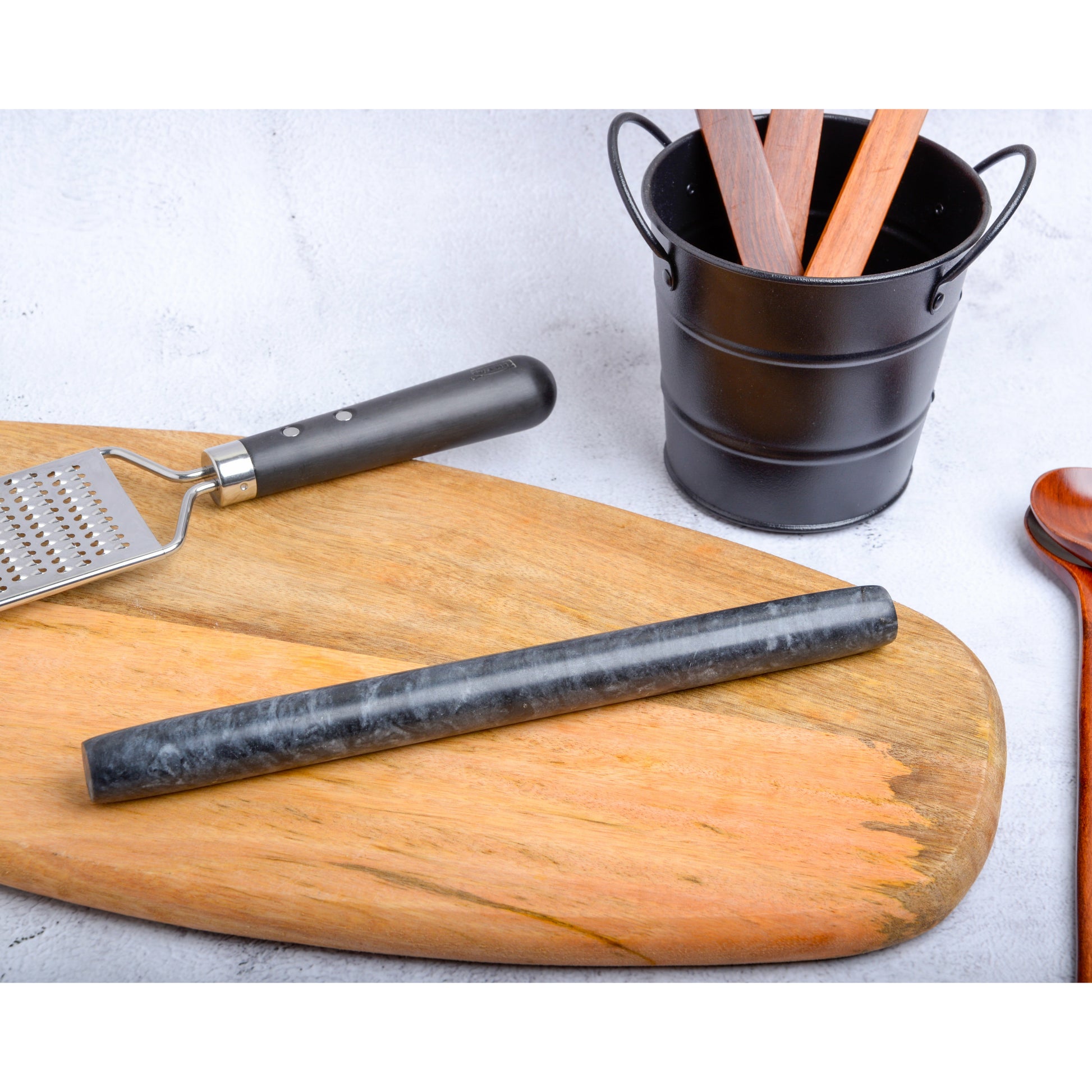 Marble Rolling Pin-Black