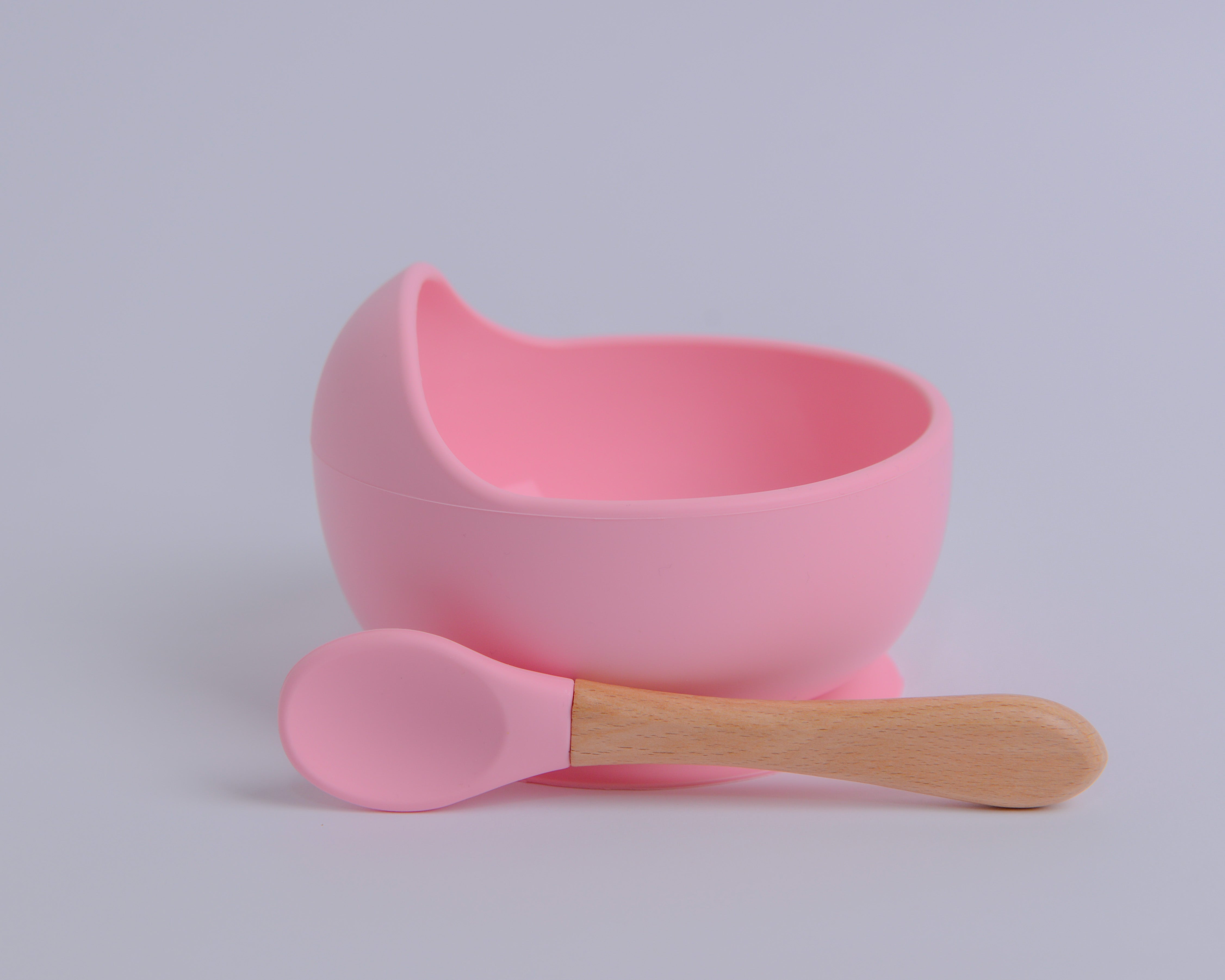 BPA Free Silicone Bowl and Spoon Set-Mint