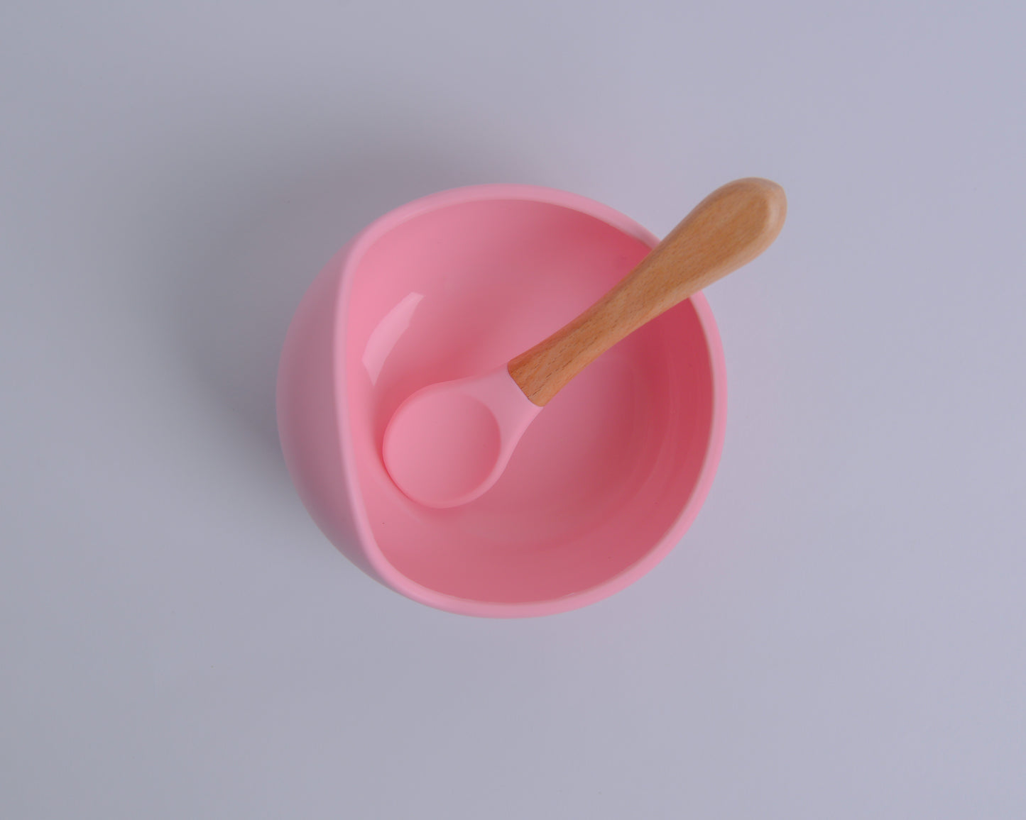 BPA Free Silicone Bowl and Spoon Set-Mint