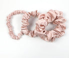 Natural silk scrunchie-regular size