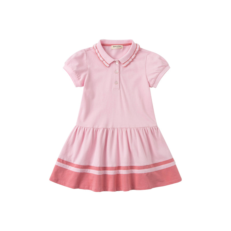 Pink polo dress