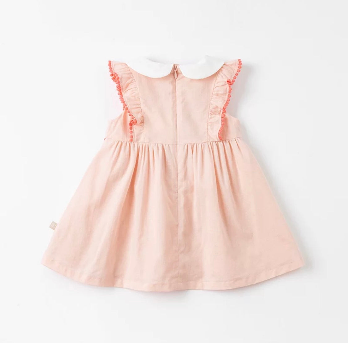 Peach party dress