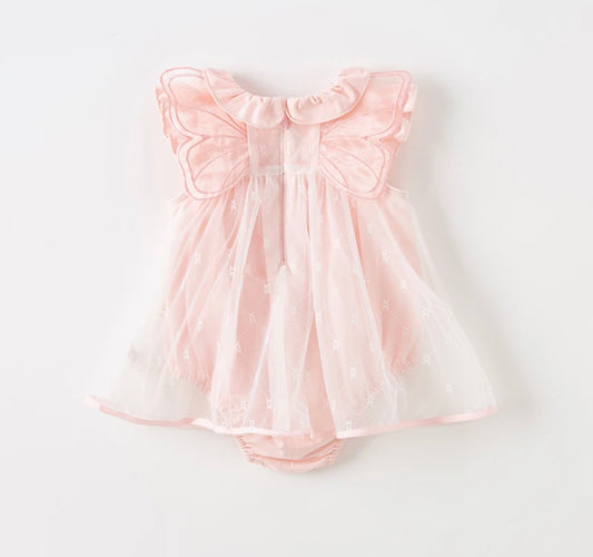 little butterfly baby girl romper dress