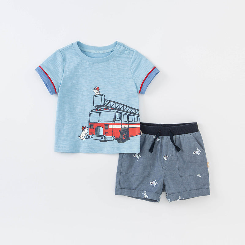 Fire truck short Set