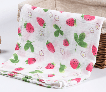 Bamboo Cotton Muslin Swaddle