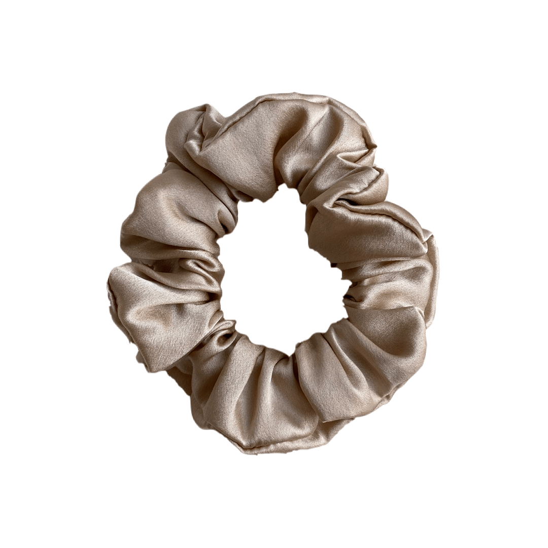 100% natural silk scrunchie