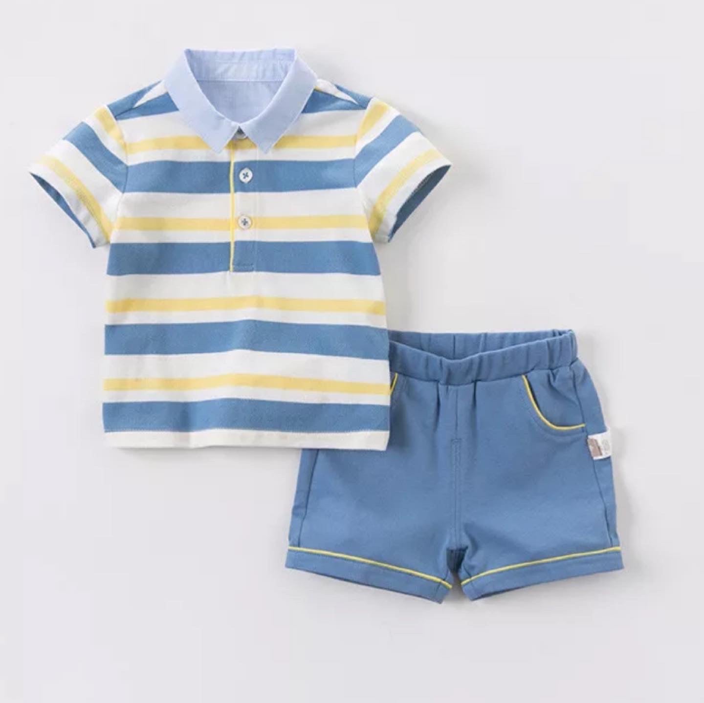 Striped Short set