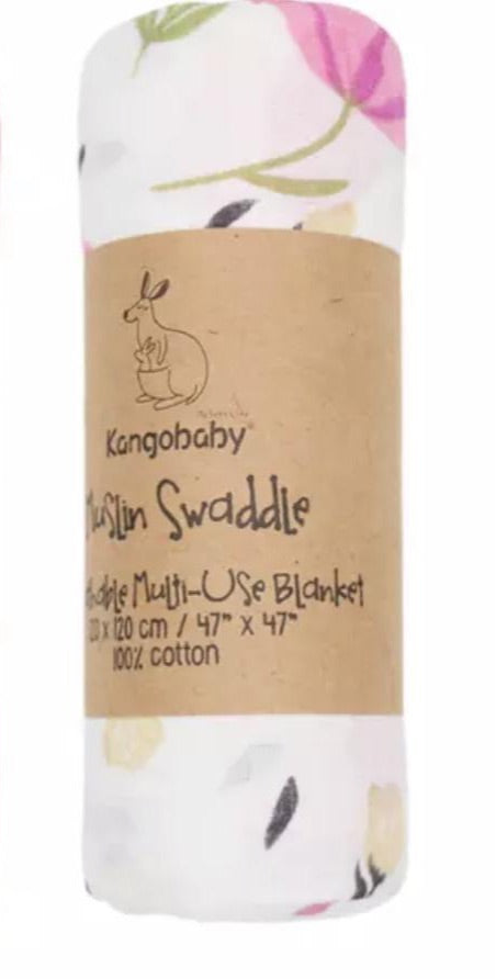 Bamboo Cotton Muslin Swaddle