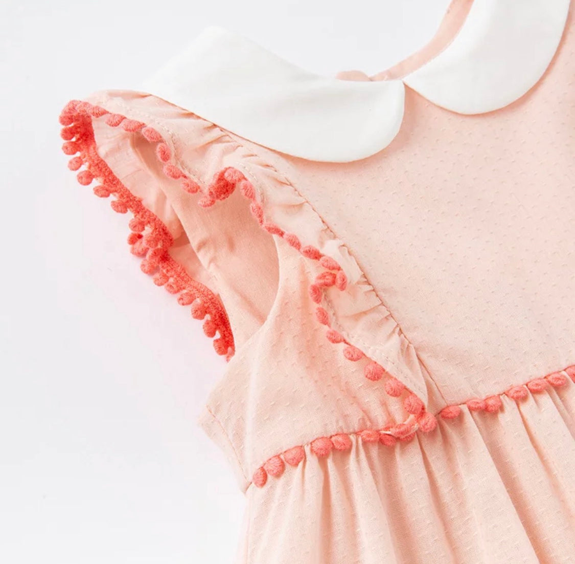 Peach party dress