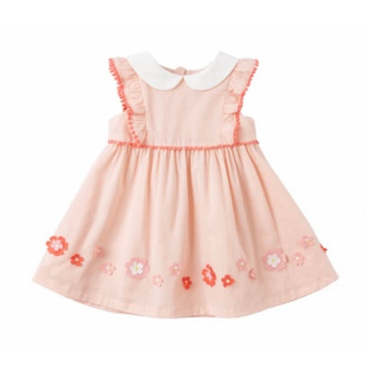 Peach party dress