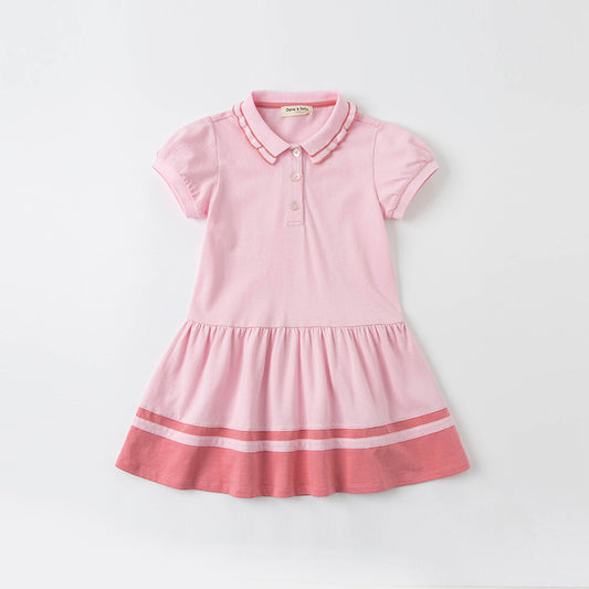 Pink polo dress