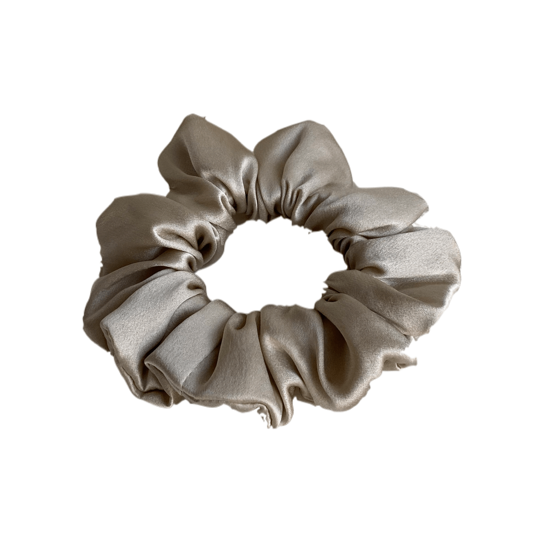 100% natural silk scrunchie