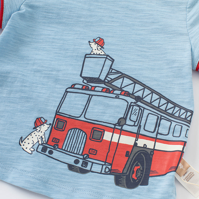 Fire truck short Set