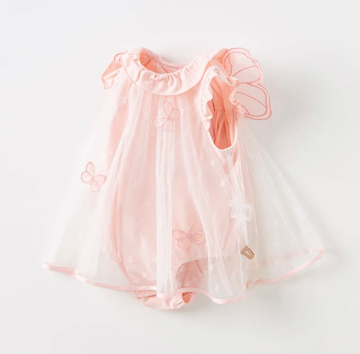 little butterfly baby girl romper dress