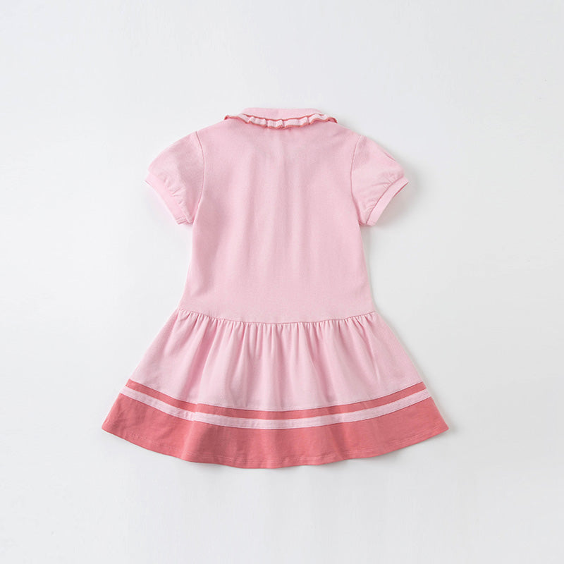 Pink polo dress